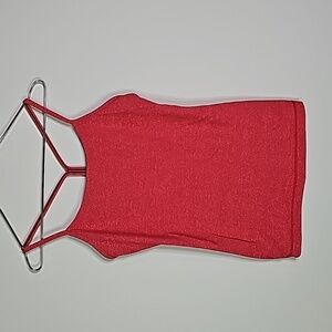 Lululemon pink and red size 6 athletic tank top
